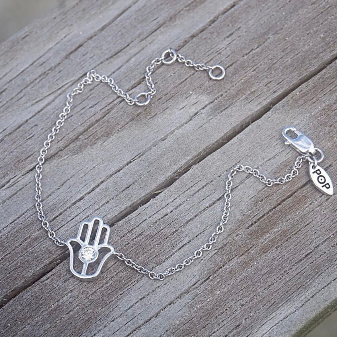 Diamond Hamsa Bracelet