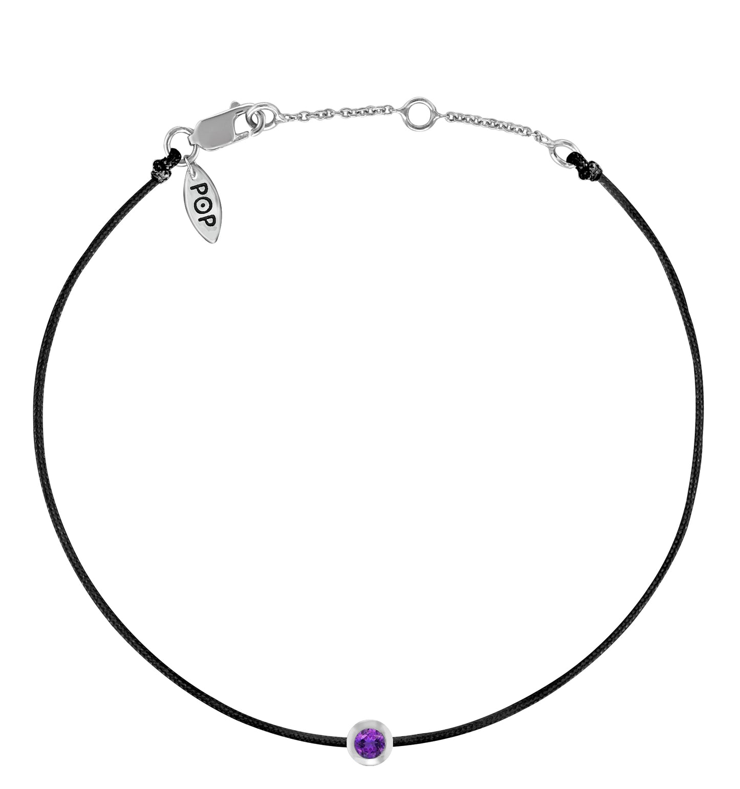 POP Amethyst Birthstone Bracelet - FEBRUARY - POP Diamond Jewelry