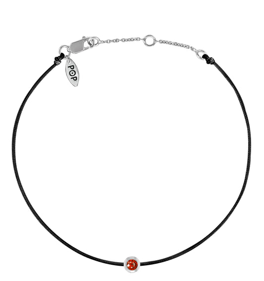 POP Garnet Birthstone Bracelet - JANUARY - POP Diamond Jewelry