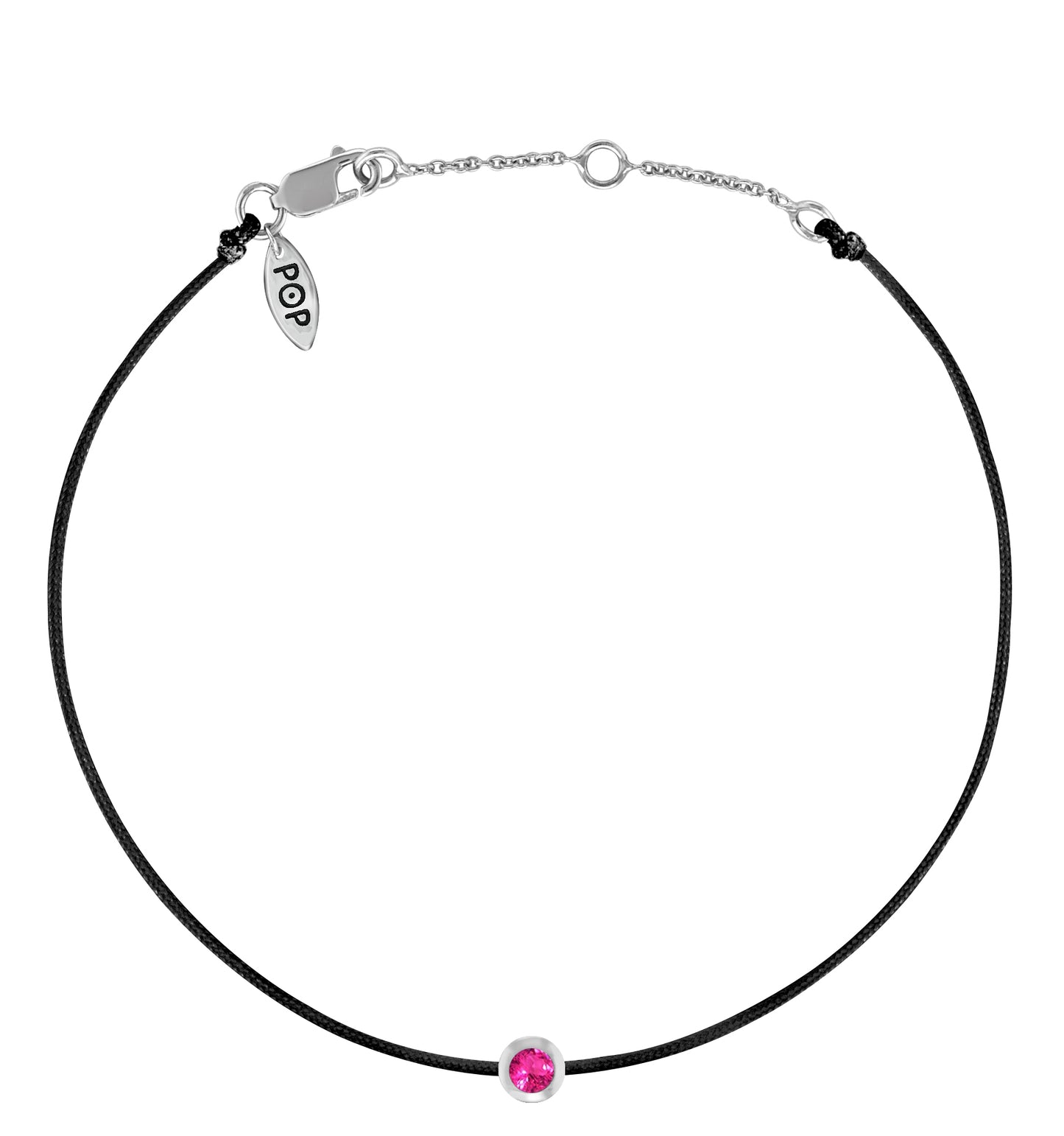 POP Pink Tourmaline Bracelet - OCTOBER - POP Diamond Jewelry