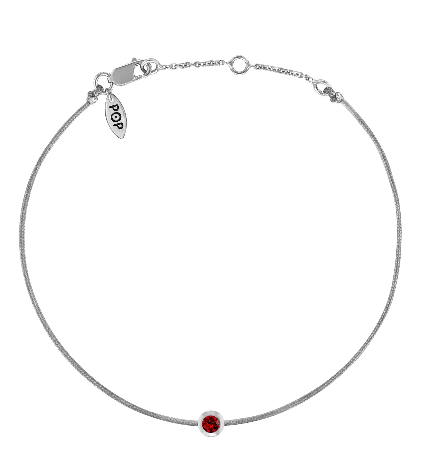POP Ruby Birthstone Bracelet - JULY - POP Diamond Jewelry