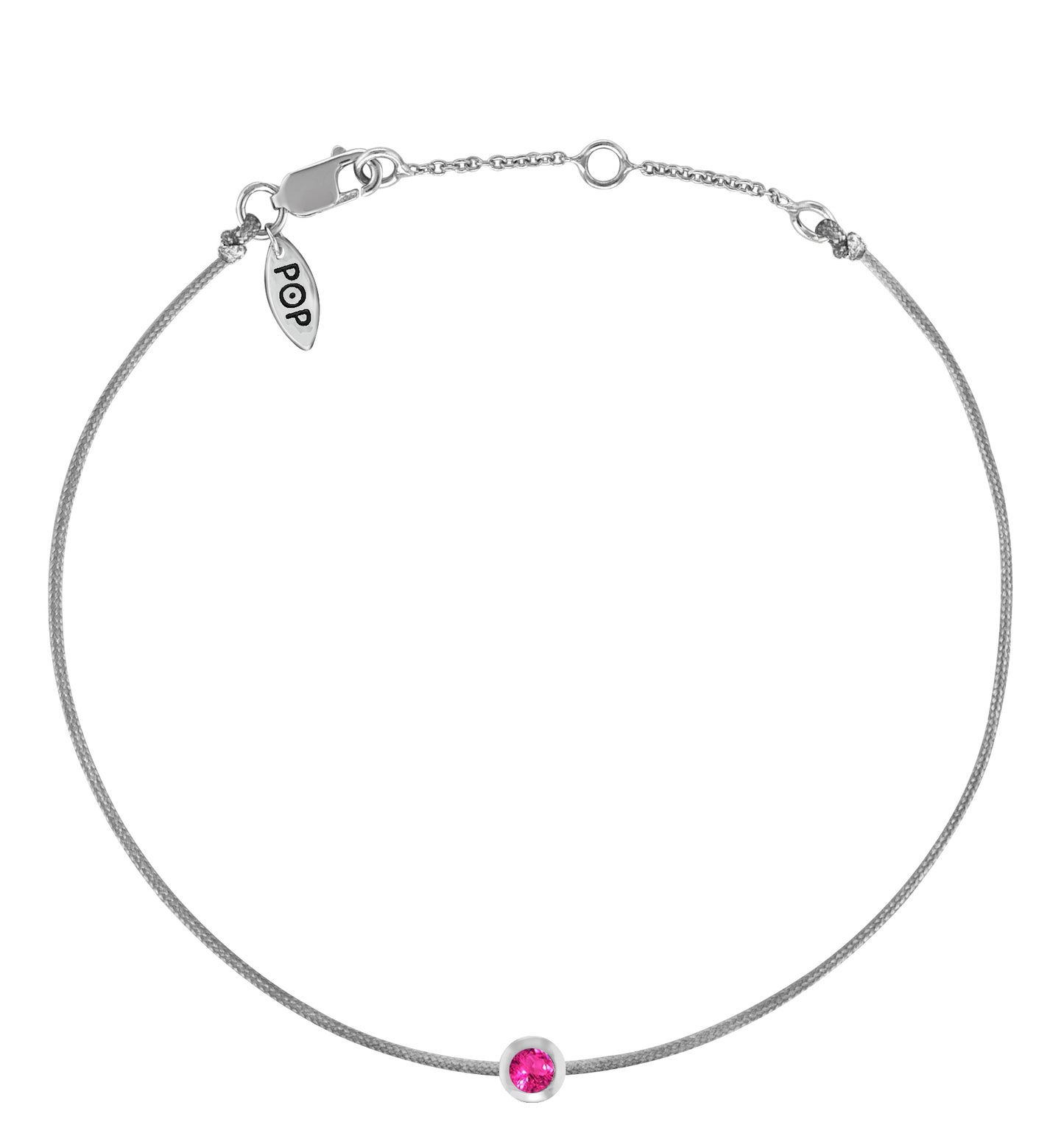 POP Pink Tourmaline Bracelet - OCTOBER - POP Diamond Jewelry