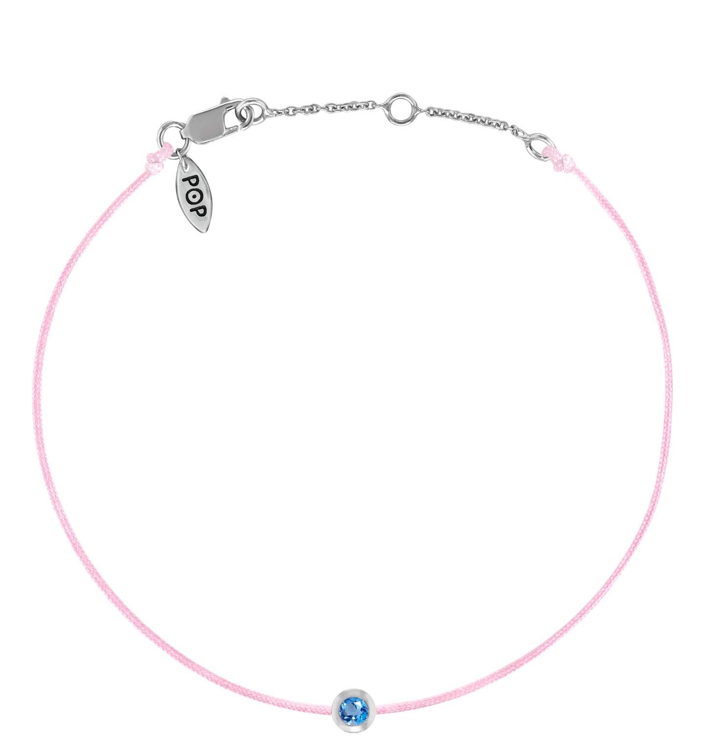 POP Blue Topaz Birthstone Bracelet - DECEMBER - POP Diamond Jewelry