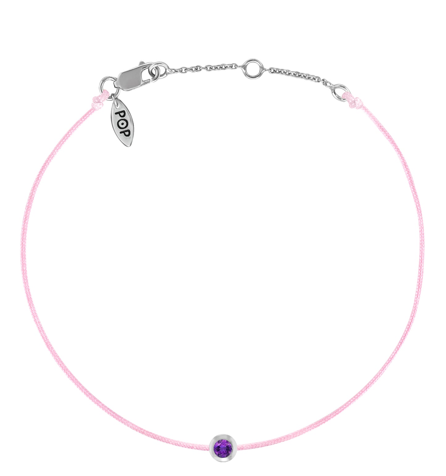 POP Amethyst Birthstone Bracelet - FEBRUARY - POP Diamond Jewelry