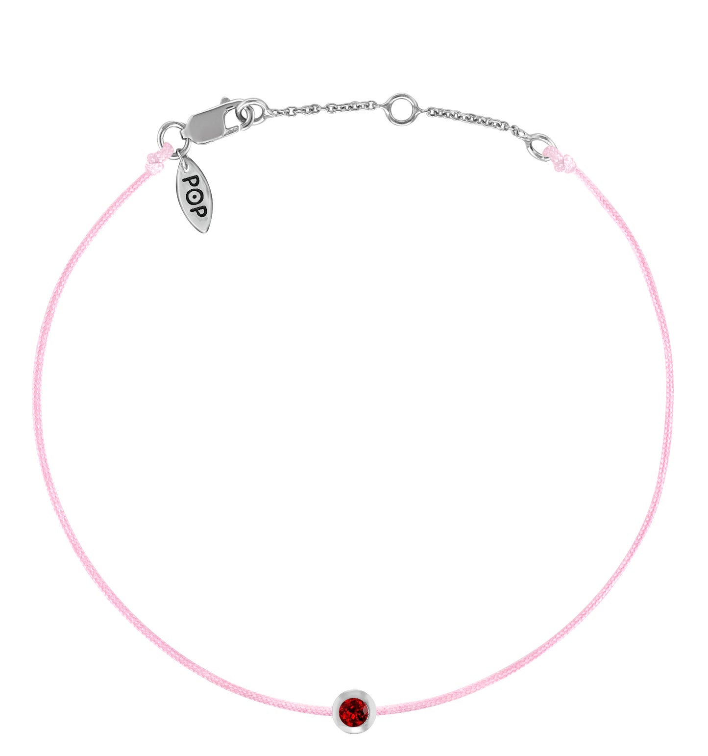 POP Ruby Birthstone Bracelet - JULY - POP Diamond Jewelry