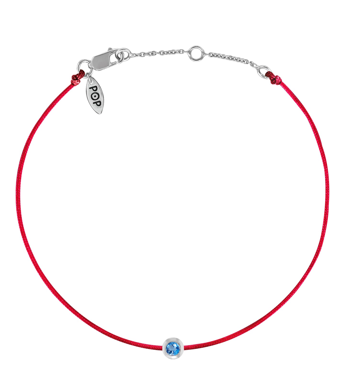 POP Blue Topaz Birthstone Bracelet - DECEMBER - POP Diamond Jewelry