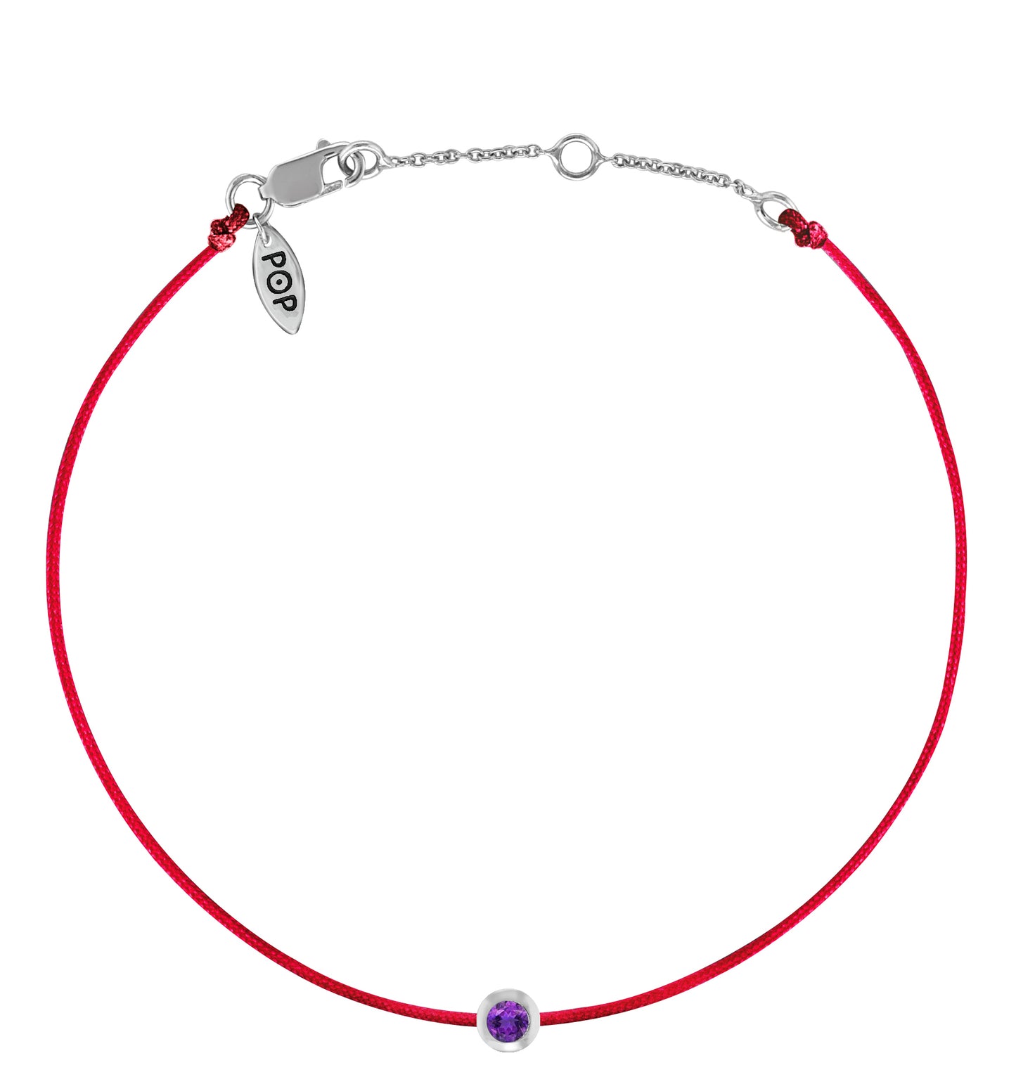 POP Amethyst Birthstone Bracelet - FEBRUARY - POP Diamond Jewelry