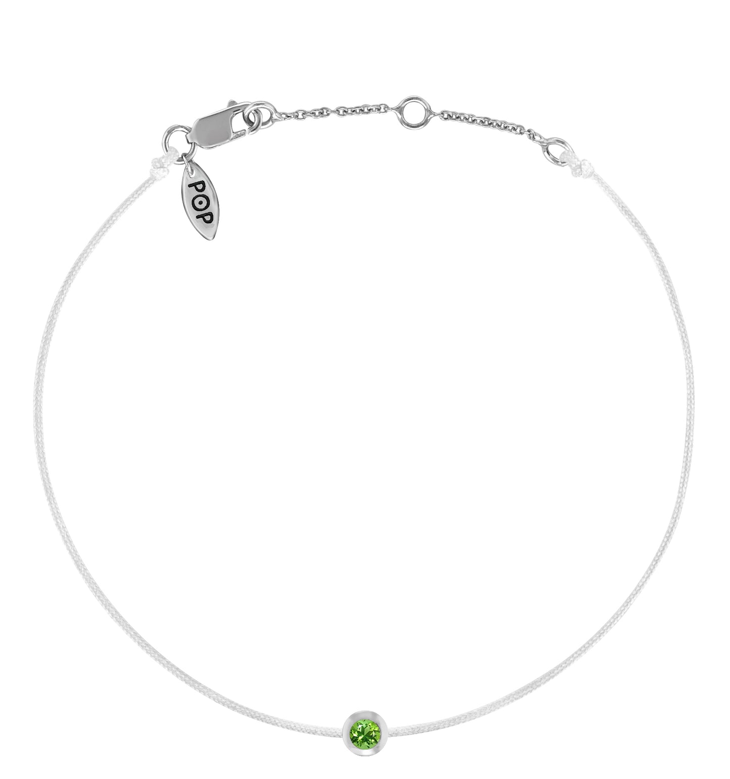POP Peridot Birthstone Bracelet - AUGUST - POP Diamond Jewelry