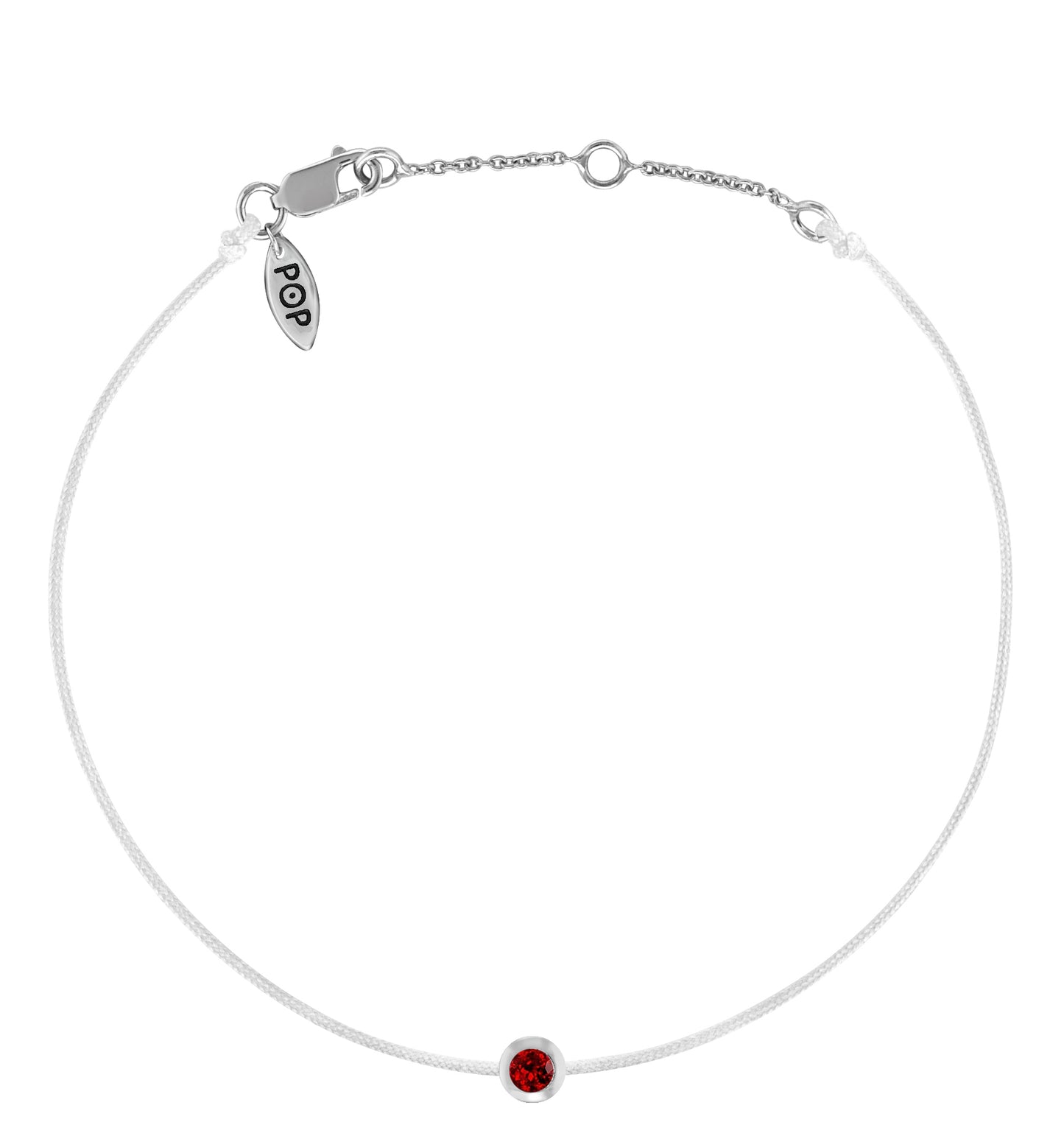 POP Ruby Birthstone Bracelet - JULY - POP Diamond Jewelry