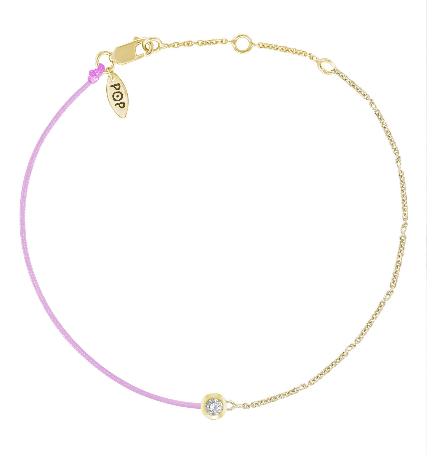 POP .10cts Split Decision Bracelet/Anklet - POP Diamond Jewelry
