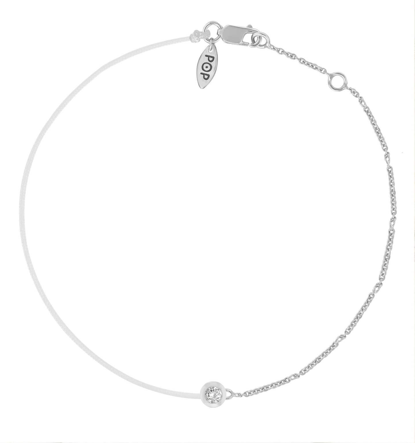 POP .10cts Split Decision Bracelet/Anklet - POP Diamond Jewelry