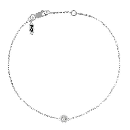 POP .10cts Diamond Single Chain Bracelet - POP Diamond Jewelry