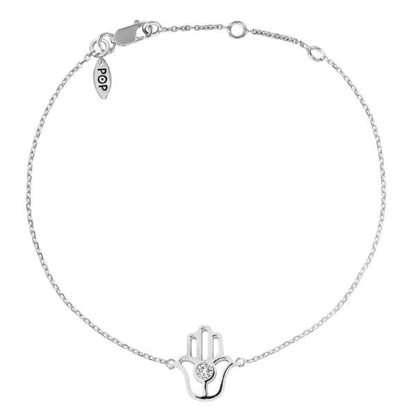 POP .10cts Diamond Hamsa Bracelet - POP Diamond Jewelry
