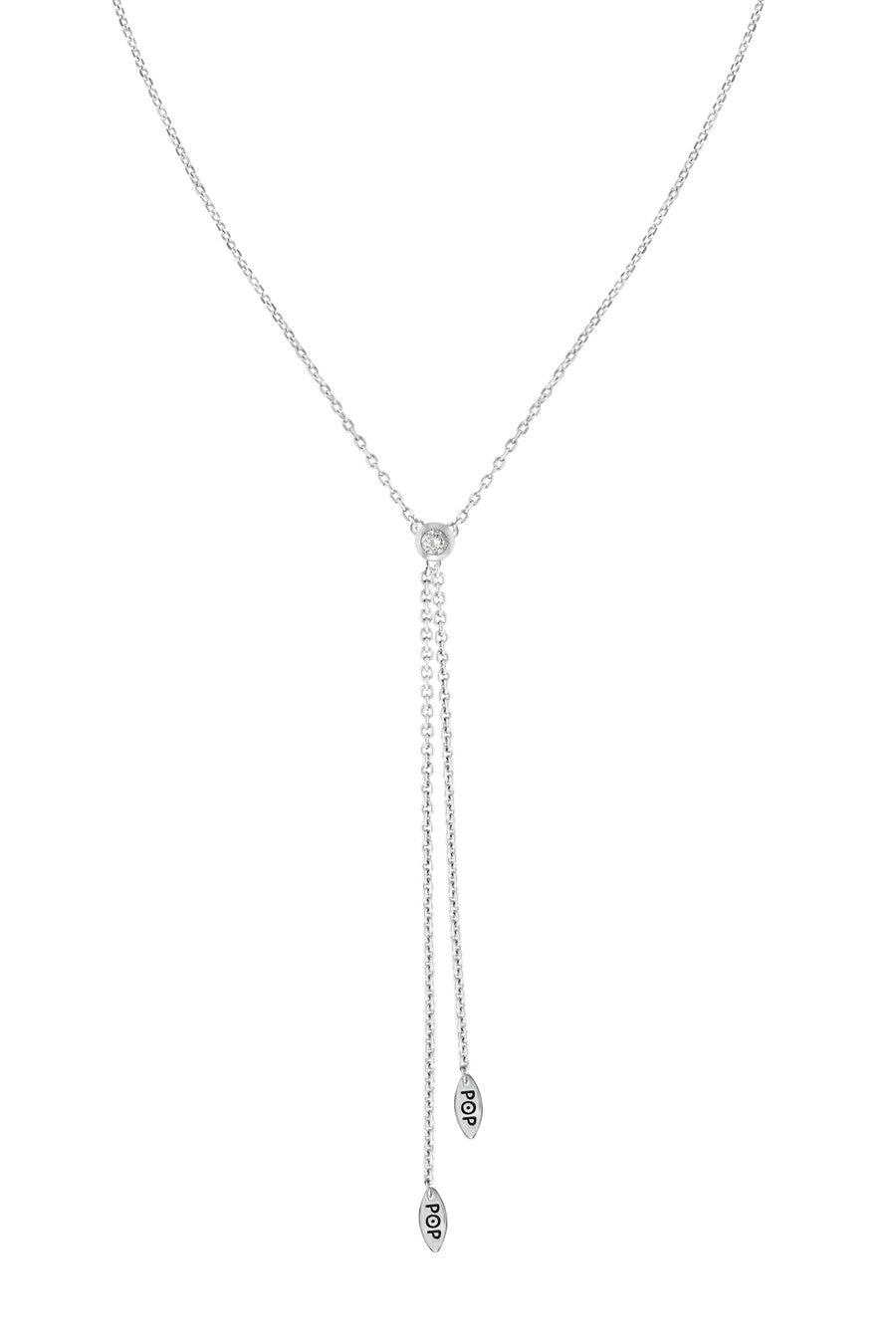POP .10cts Diamond Lariat Necklace - POP Diamond Jewelry