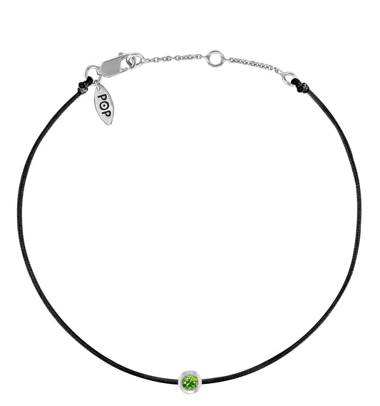 POP Peridot Birthstone Bracelet - AUGUST - POP Diamond Jewelry