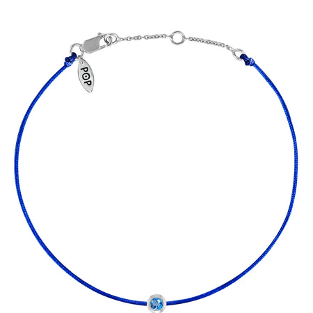 Navy Blue String Bracelet