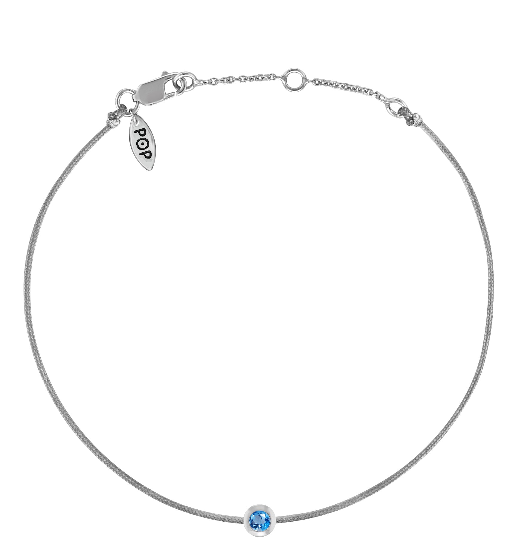 POP Blue Topaz Birthstone Bracelet - DECEMBER - POP Diamond Jewelry
