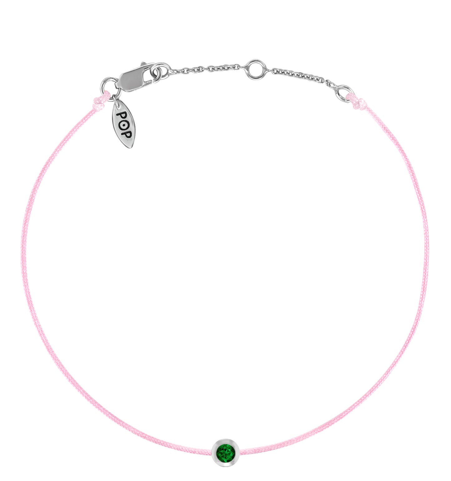 POP Emerald Birthstone Bracelet - MAY - POP Diamond Jewelry