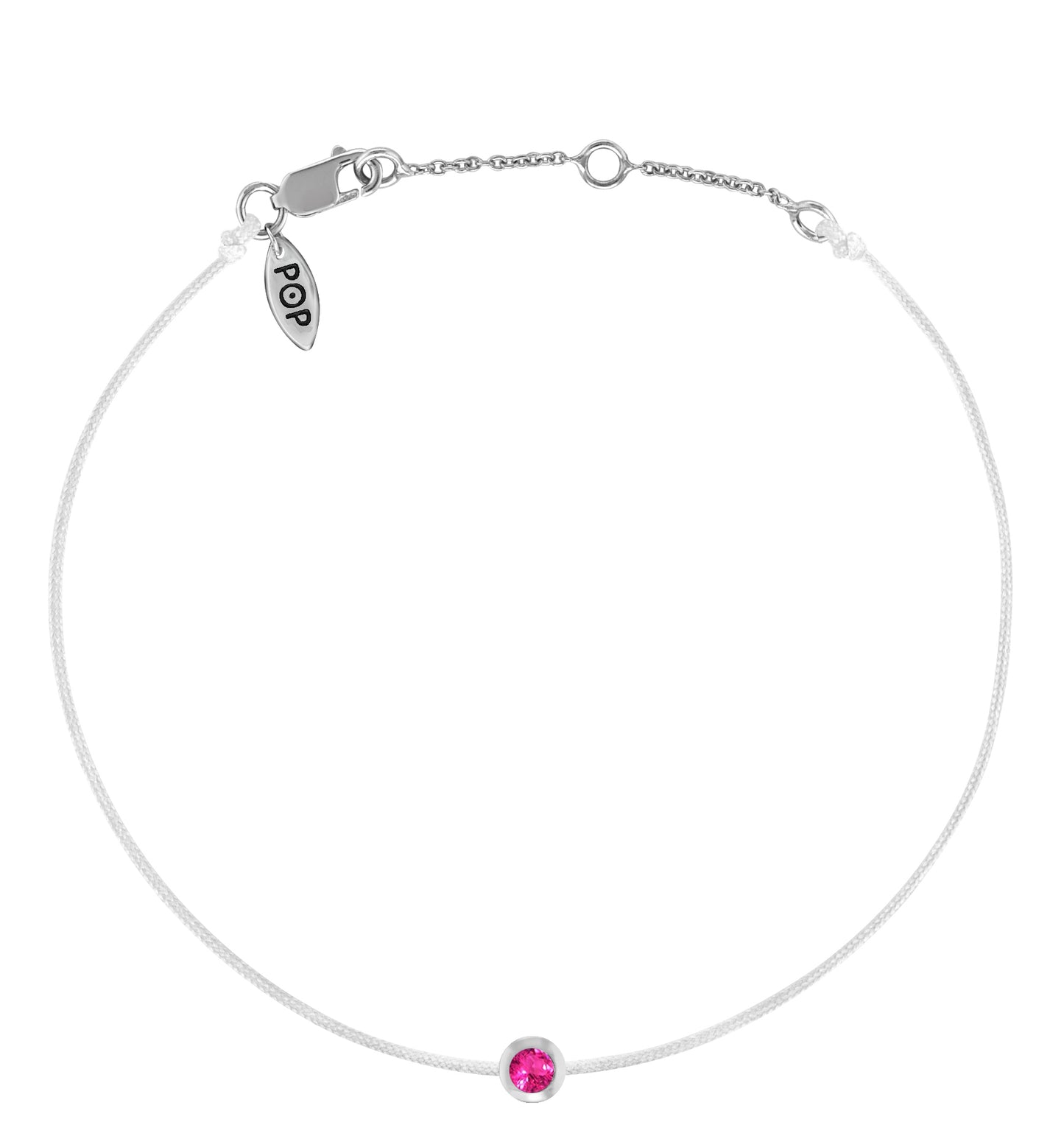 POP Pink Tourmaline Bracelet - OCTOBER - POP Diamond Jewelry